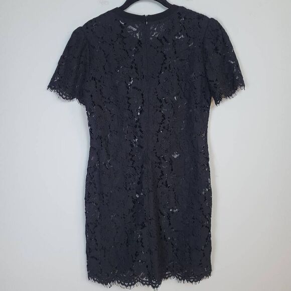 Generation Love Womens Size Small Kira Lace Mini Dress Black Short Sleeve NWT - Picture 2 of 7